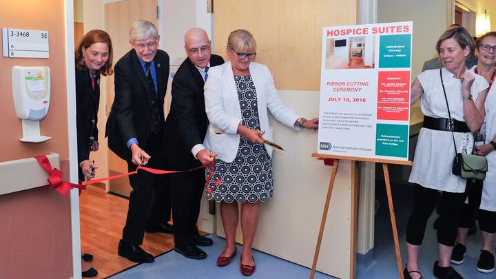 Cutting the Ribbon on the NIH Clinical Center's Hospice Suites