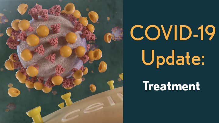 COVID-19 Update: Treatment. Virus's spikes being covered with ACE2 decoys